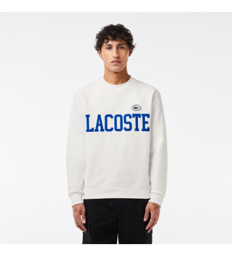 Lacoste para homem. Camisola Lacoste Jogger em malha polar branca