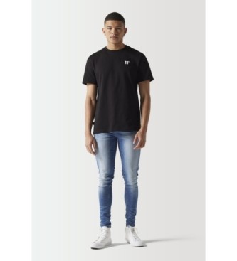 11 Degrees para homem. T-shirt Core preta 11 Degrees