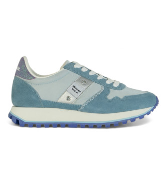 Blauer para mulher. Sapatos de couro Millen 01 azul Blauer