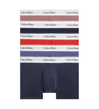 Calvin Klein para homem. Conjunto de 5 boxers multicoloridos