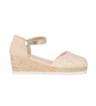 Chika10 Kids. Espadrilles Golondrina 01 bege Chika10 Kids