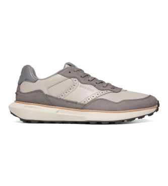 Cole Haan para homem. Grandpro Ashland Runner sapatos de couro cinzent