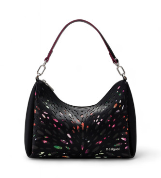 Desigual para mulher. 25SAXPA1 Bolsa de mão Blackwell Mayar preta (OSFA), Preto, Casual, Poliuretano