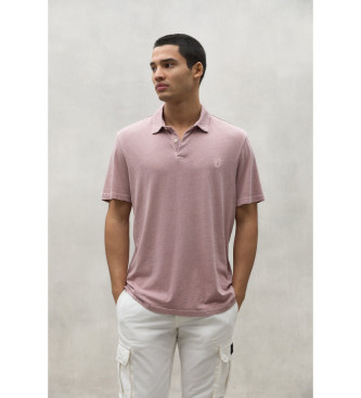 ECOALF para homem. Camisa p?lo Theo cor-de-rosa ECOALF