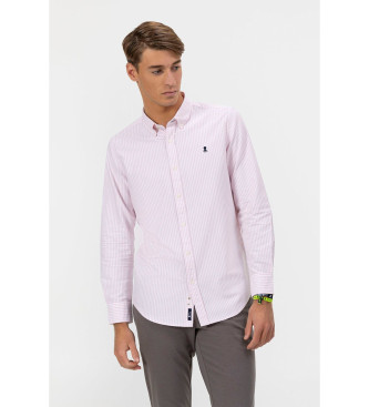 El Pulpo para homem. 11050126547 Camisa de popelina Oxford cor-de-rosa (XXL), Casual, Algodão, Manga comprida