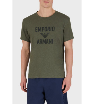 Emporio Armani para homem. T-shirt ?guia verde Emporio Armani