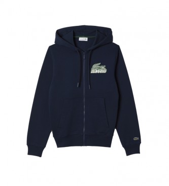 Lacoste para homem. Mini logÃ³tipo da marinha de camisolas Lacoste