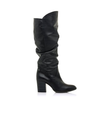 MTNG para mulher. Uma Leather Boots preto MTNG