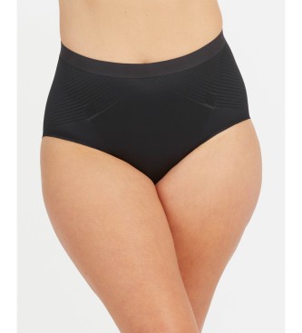 SPANX para mulher. Calcinha de modelar preta SPANX