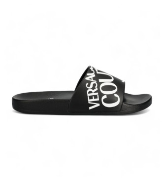 Versace Jeans Couture para homem. Chinelos Fondo Slide preto